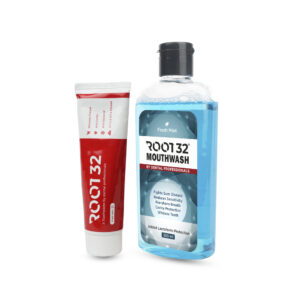 Root32 Toothpaste & Mouth Wash Combo